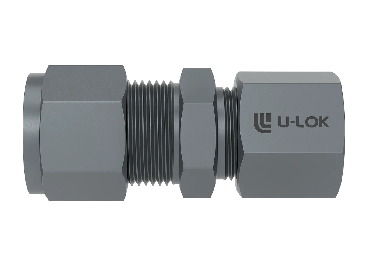 Штуцер с внутренней резьбой и монтажной гайкой