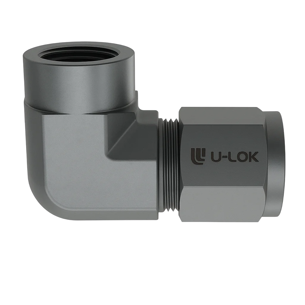 Угольник с внутренней резьбой