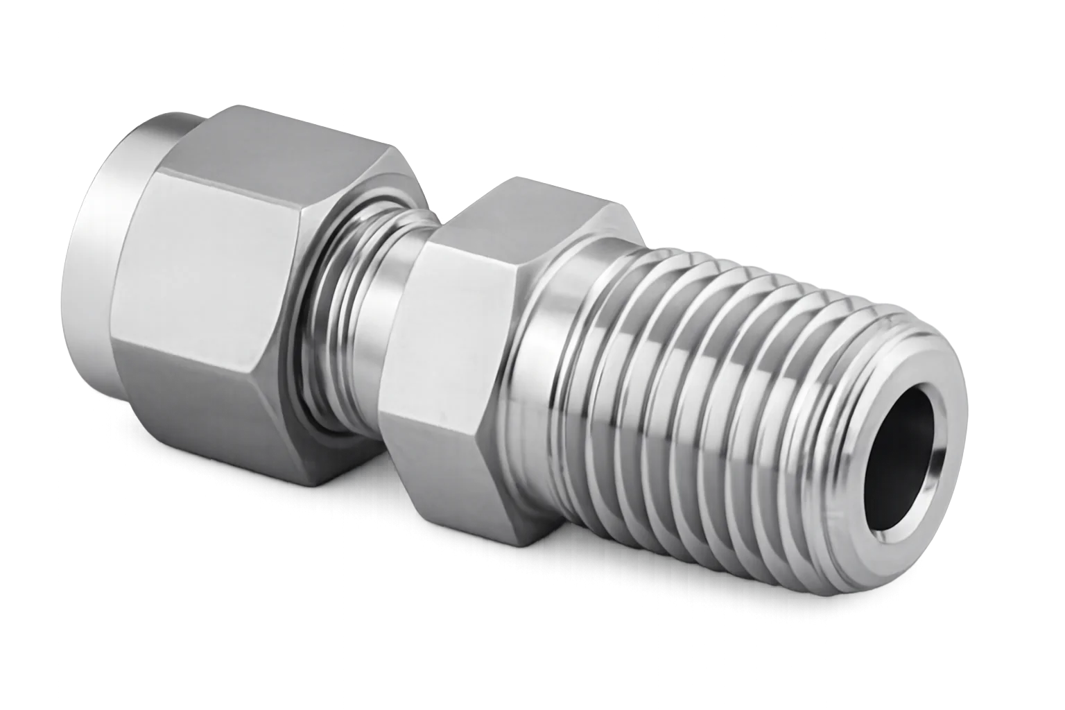 Штуцер с наружной резьбой НД 1/2" x M18×1.5RS), SS316